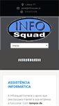 Mobile Screenshot of infosquad.pt
